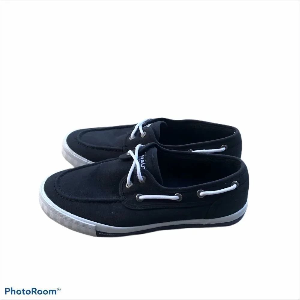 Nautica Men’s Spinnaker Canvas Boat Shoes‎ Size 7.5